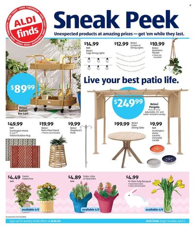 ALDI (CT, MI, MN, NY, VT) Weekly Ad Flyer Specials April 2 to April 8, 2023