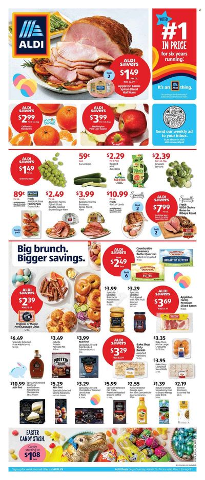 ALDI (CT, MI, MN, NY, VT) Weekly Ad Flyer Specials March 26 to April 1, 2023