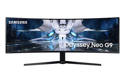 SAMSUNG 49" Odyssey Neo G9 G95NA Gaming Monitor, 4K UHD Mini LED Display, Curved Screen, 240Hz, 1ms, G-Sync and FreeSync Premium Pro, LS49AG952NNXZA, White & Black $1498 (Reg $2499.99)