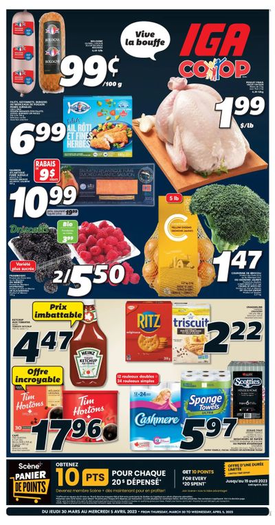 IGA (NB) Flyer March 30 to April 5