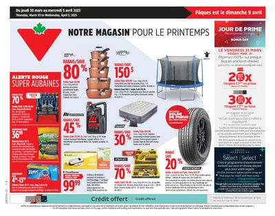 Canadian Tire (QC) Flyer March 30 to April 5