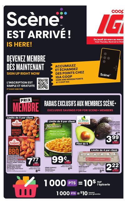 Coop IGA Flyer March 30 to April 5