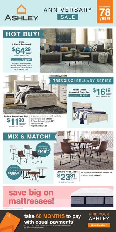 Ashley HomeStore Flyer March 28 to April 3