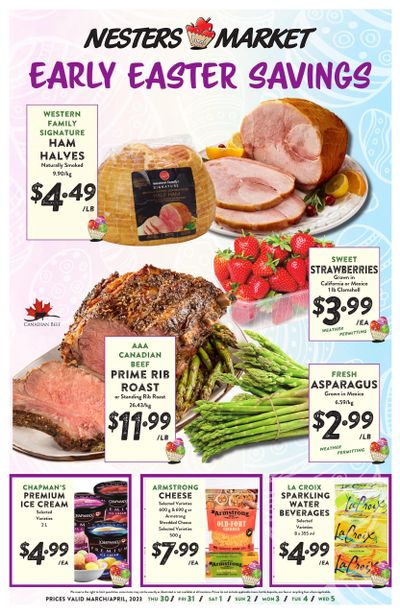 Nesters Market Flyer March 30 to April 5