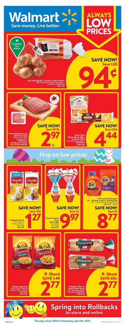 Walmart (ON) Flyer March 30 to April 5