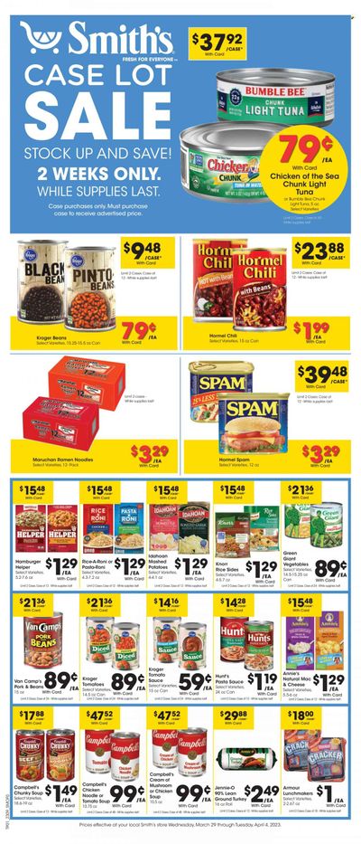 Smith's (AZ, ID, MT, NM, NV, UT, WY) Weekly Ad Flyer Specials March 29 to April 4, 2023