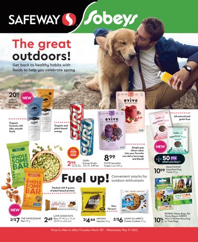 Sobeys (AB, SK & MB) The Great Outdoors Flyer March 30 to May 3