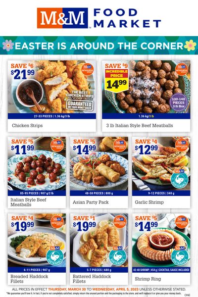 M&M Food Market (ON) Flyer March 30 to April 5
