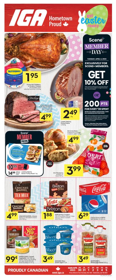 IGA (AB & BC) Flyer March 30 to April 5