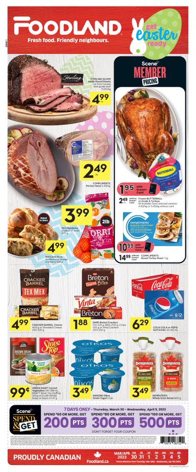 Foodland (ON) Flyer March 30 to April 5