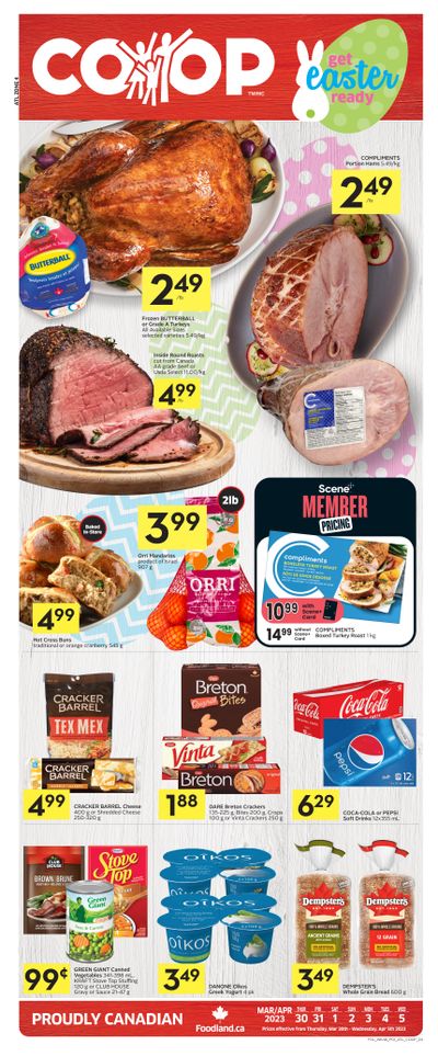 Foodland Co-op Flyer March 30 to April 5