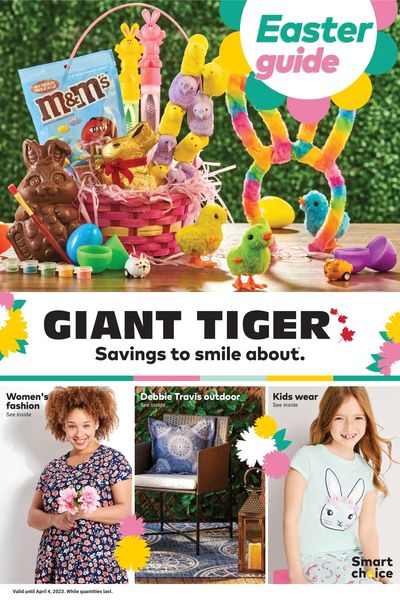 Giant Tiger Easter Guide March 29 to April 4