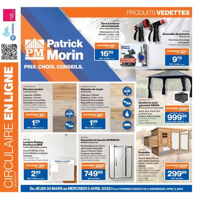 Patrick Morin Flyer March 30 to April 5