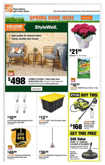 Home Depot (BC) Flyer March 30 to April 5