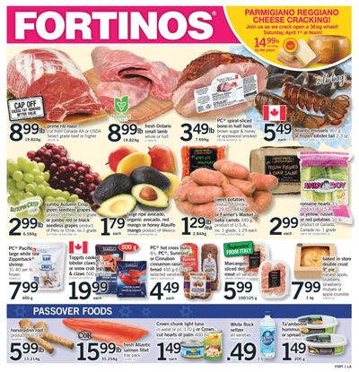 Fortinos Flyer March 30 to April 5