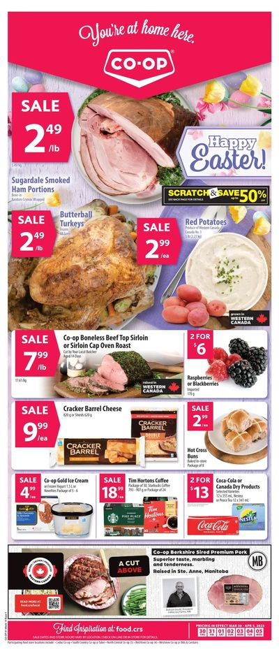 Co-op (West) Food Store Flyer March 30 to April 5