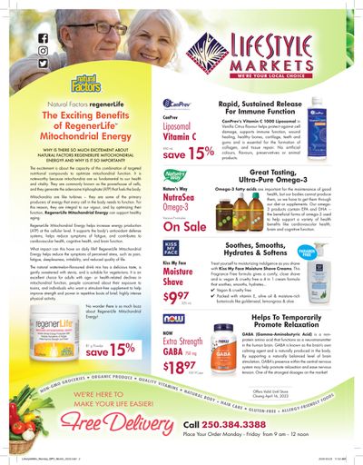 Lifestyle Markets Monday Magazine Flyer March 29 to April 16