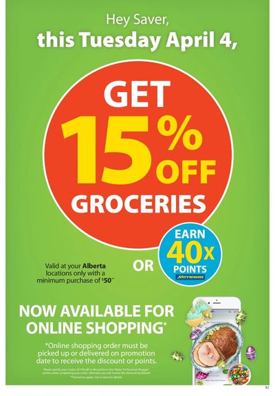 Save On Foods (AB) Flyer March 30 to April 5