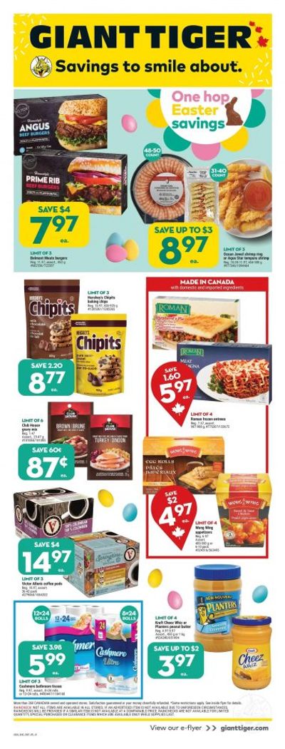 Giant Tiger Canada Flyer Deals March 29th – April 4th