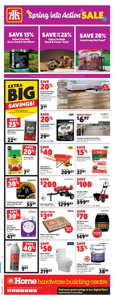 Home Hardware Building Centre (AB) Flyer March 30 to April 5