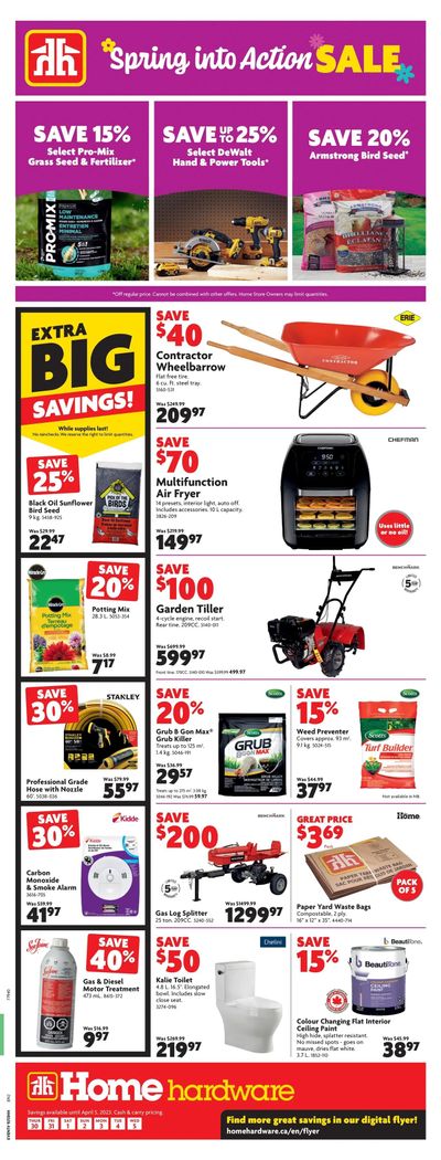 Home Hardware (Atlantic) Flyer March 30 to April 5