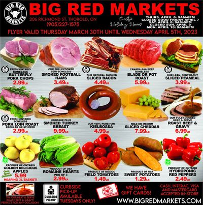 Big Red Markets Flyer March 30 to April 5
