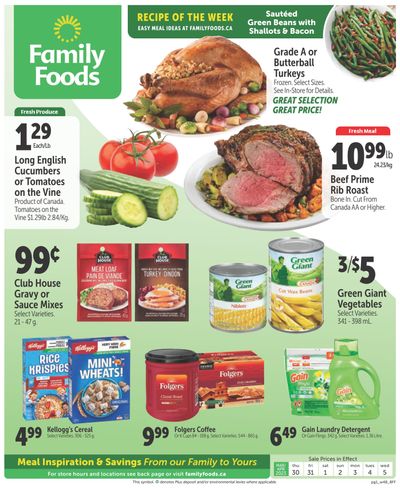 Family Foods Flyer March 30 to April 5