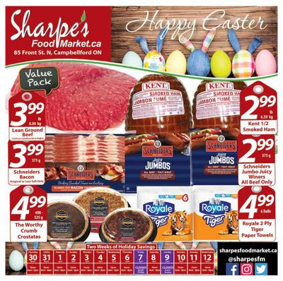 Sharpe's Food Market Flyer March 30 to April 12