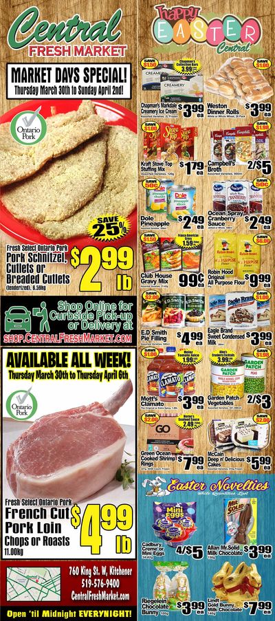 Central Fresh Market Flyer March 30 to April 6