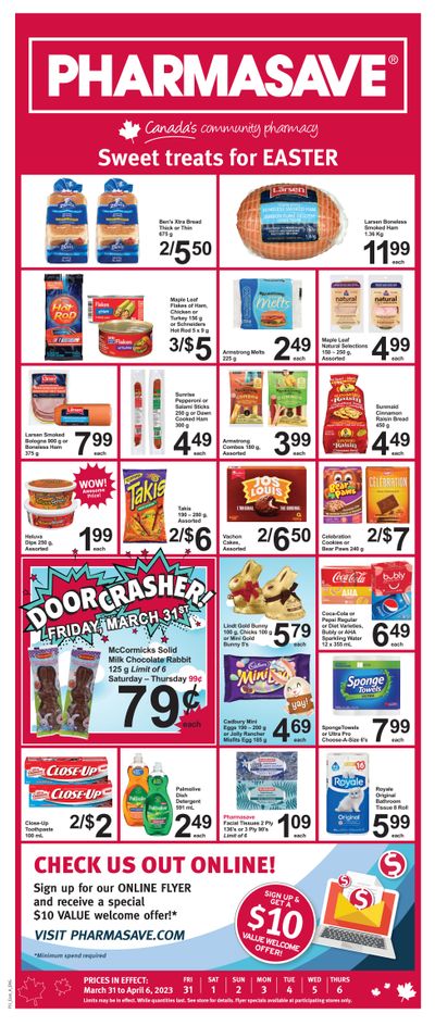 Pharmasave (Atlantic) Flyer March 31 to April 6