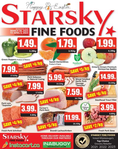 Starsky Foods Flyer March 30 to April 5