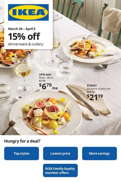Ikea Flyer March 30 to April 5