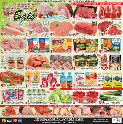 Sal's Grocery Flyer March 31 to April 6