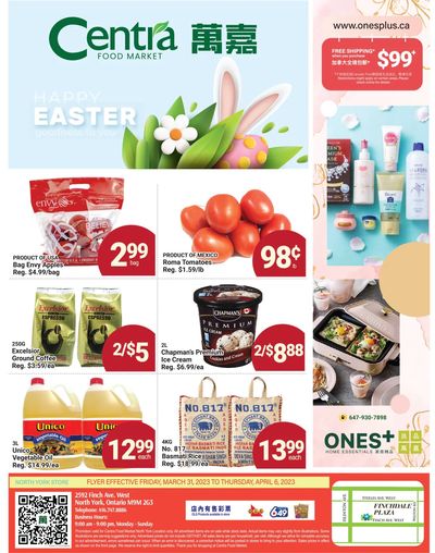 Centra Foods (North York) Flyer March 31 to April 6