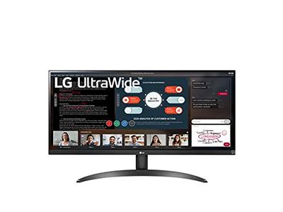 LG UltraWide 29WP500-B 29 Inch Full HD 5ms 75Hz Monitor with IPS Display and AMD FreeSync, Black $219.99 (Reg $299.99)