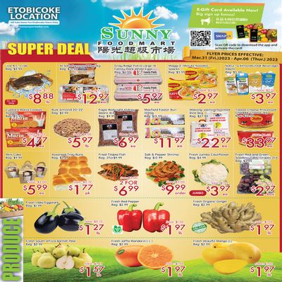 Sunny Foodmart (Etobicoke) Flyer March 31 to April 6