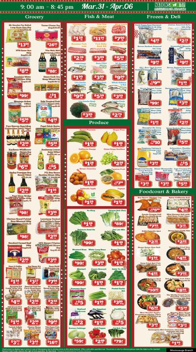 Nations Fresh Foods (Mississauga) Flyer March 31 to April 6
