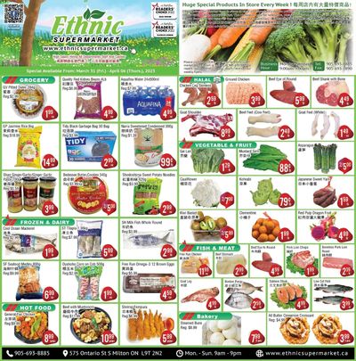 Ethnic Supermarket (Milton) Flyer March 31 to April 6