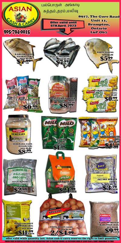 Asian Cash & Carry Flyer March 31 to April 6