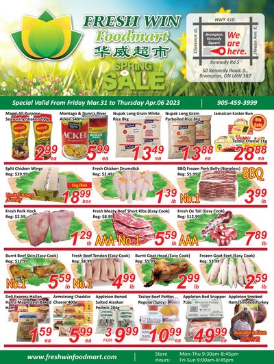 Fresh Win Foodmart Flyer March 31 to April 6
