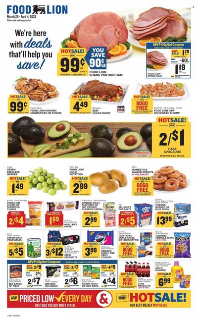 Food Lion (NC) Weekly Ad Flyer Specials March 29 to April 4, 2023