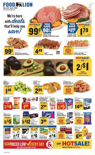 Food Lion (SC) Weekly Ad Flyer Specials March 29 to April 4, 2023