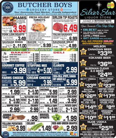 Butcher Boys Grocery Store Flyer March 31 to April 10