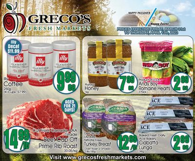 Greco's Fresh Market Flyer March 31 to April 13