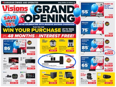 Visions Electronics Flyer March 31 to April 6