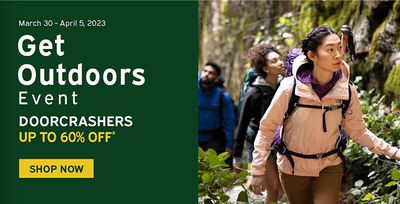 Atmosphere Canada Get Outdoors Event Sale: Save Up to 60% OFF Doorcrashers