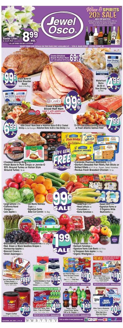 Jewel Osco (IN) Weekly Ad Flyer Specials March 29 to April 4, 2023