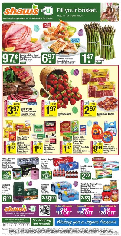 Shaw’s (MA, ME, NH, RI, VT) Weekly Ad Flyer Specials March 31 to April 6, 2023
