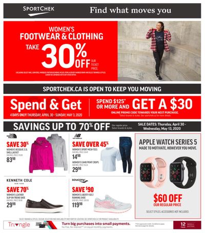 Sport Chek Flyer April 30 to May 13