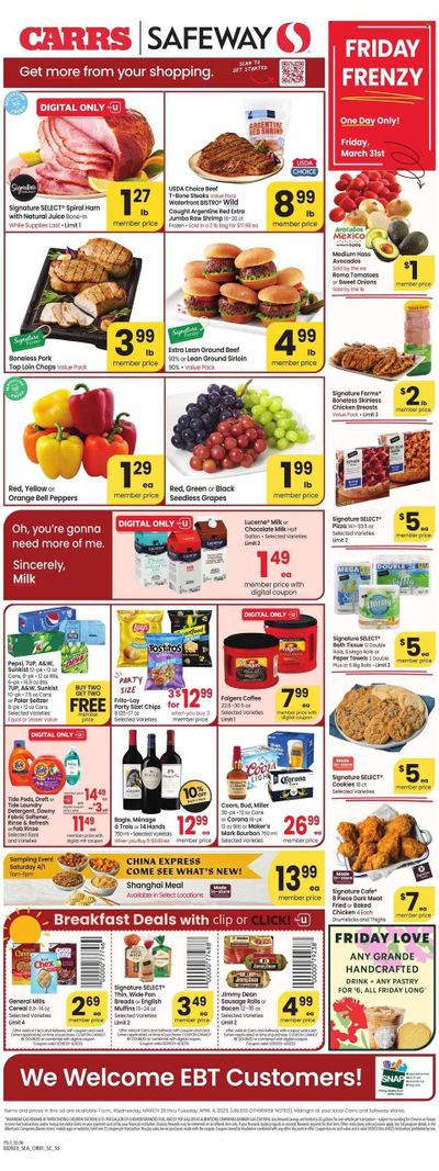 Safeway (AK) Weekly Ad Flyer Specials March 29 to April 4, 2023